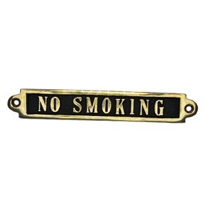 No Smoking skilt