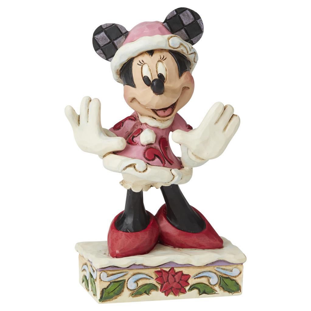 Minnie Mouse Christmas Mini Figurine Mickey Mouse > KØB HER